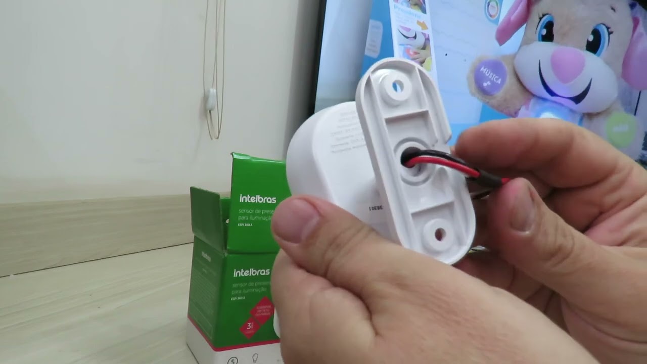 Interruptor Sensor de Presença para Iluminação ESPI 360 A Branco Intelbras; 3x Pincéis Atlas 319/5