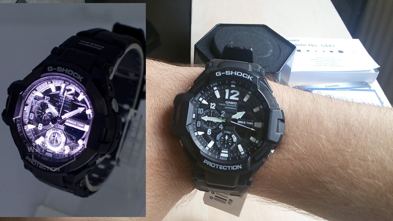Casio GA-1100 watch - G-Shock  Gravity Master UNBOXING & REVIEW