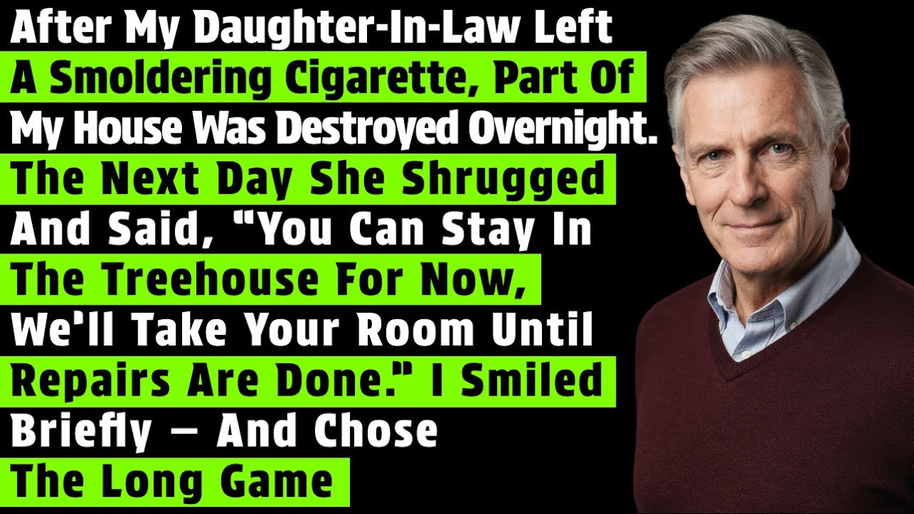 After My Daughter-In-Law Left A Smoldering Cigarette, Part Of My House Was Destroyed Overnight. The…