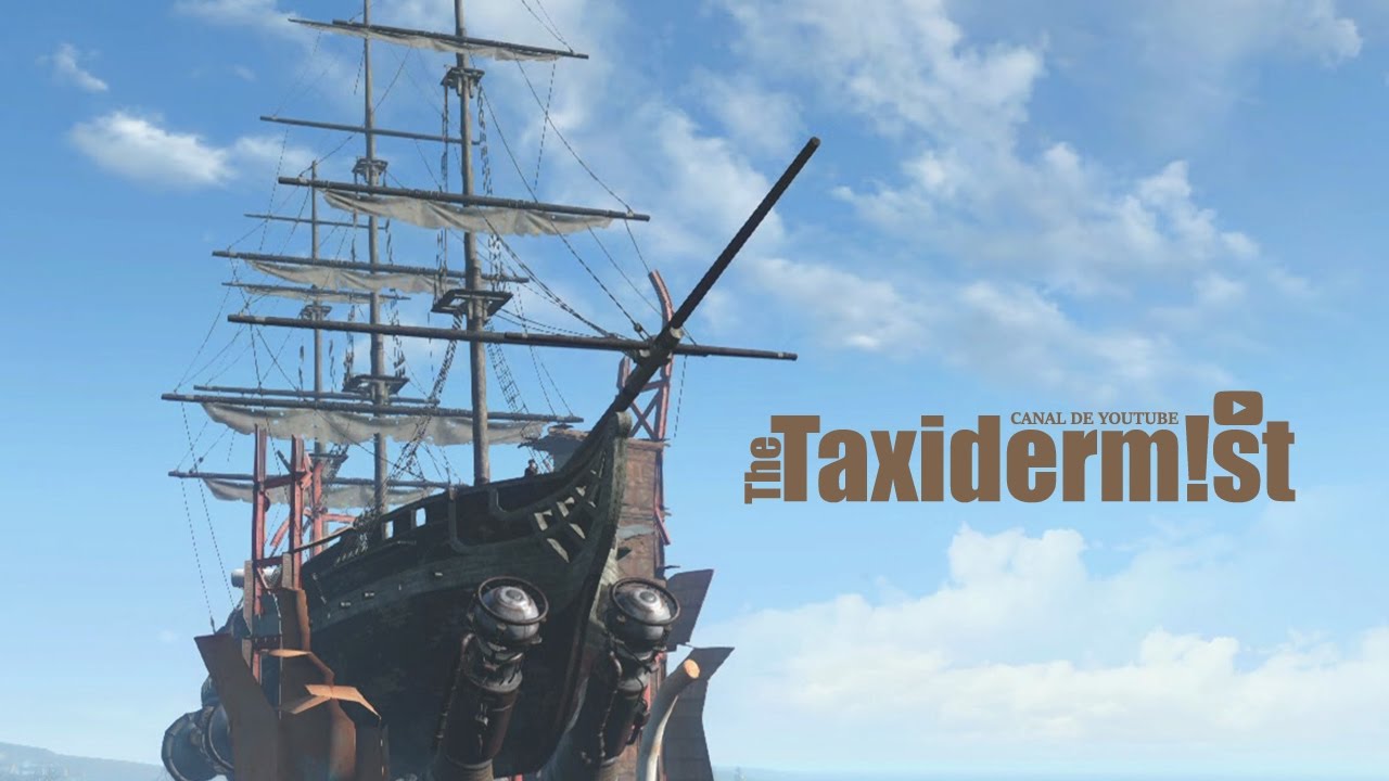 Volando en el USS Constitution + Reacciones de compañeros | Fallout 4