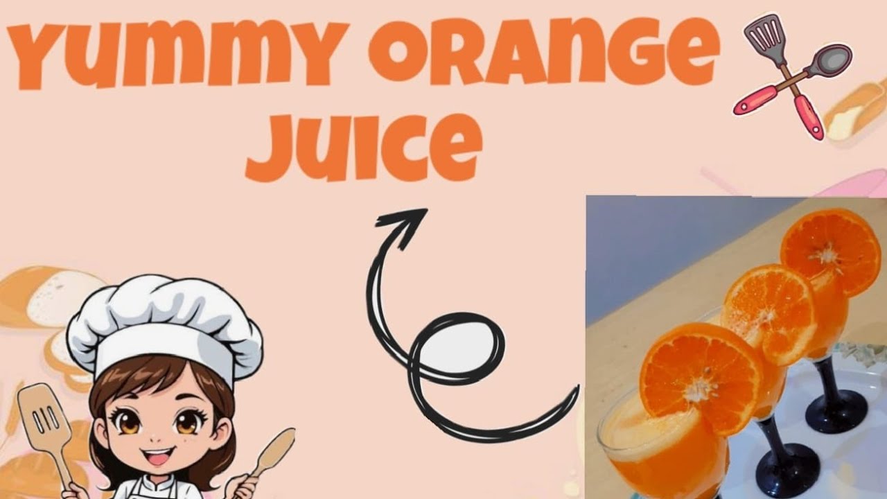 yummy orange juice.Easy to make 😋,must try... in one minute 