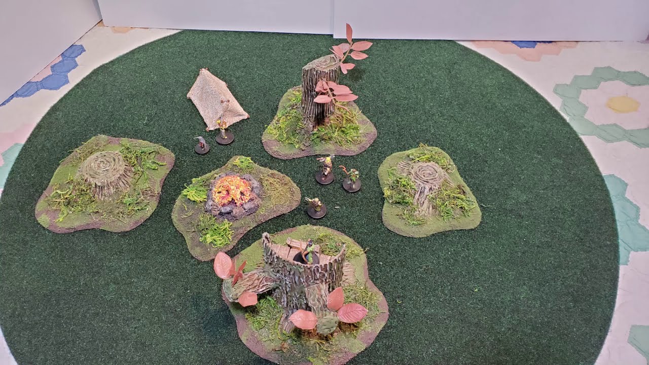 #024 The Modular Forrest Terrain Creation, D&d or Pathfinder