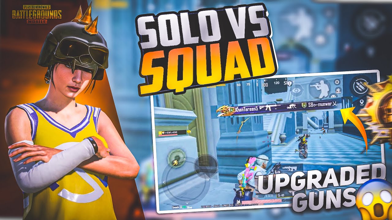 SOLO VS SQUAD 20+KILL BEST GAMEPLAY