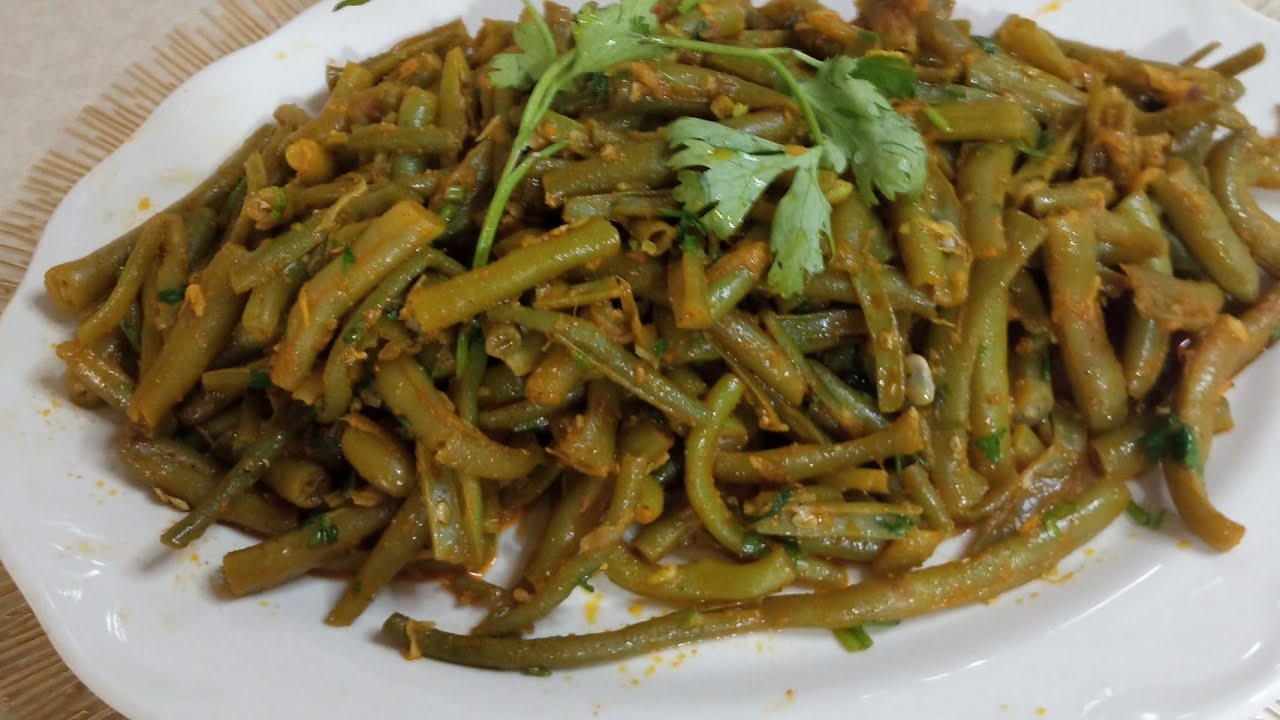 لوبيا مشطو مشرملة سهلة و صحية بنة ولا أروع.