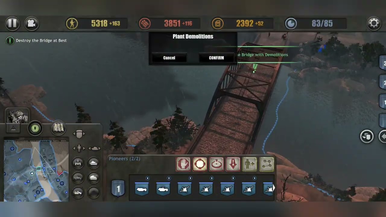 COH (company of heroes) Finally Destroy tbe bridge #4 #companyofheroes #rtsgameplay #ww2 