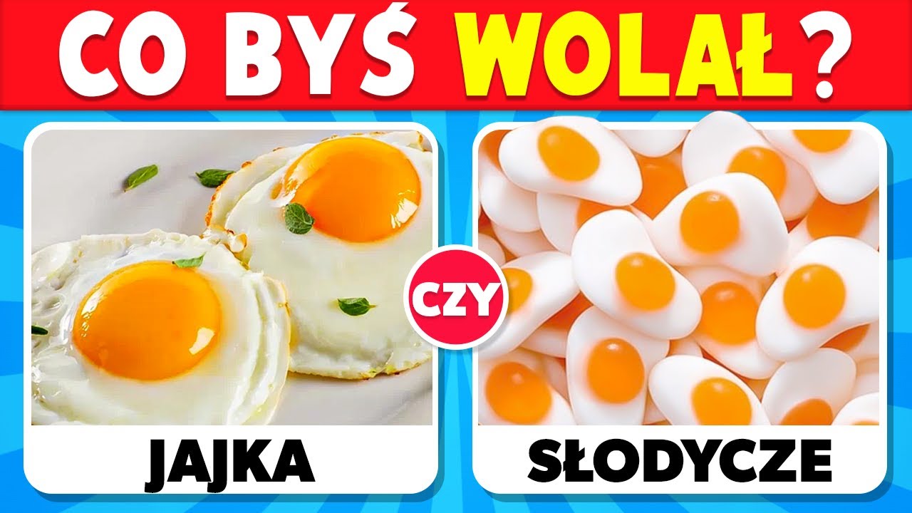 Co Byś Wolał? PRAWDZIWE JEDZENIE vs SŁODYCZE 🍕🍬🍫