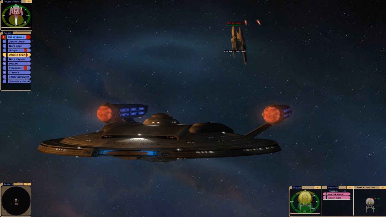 NX 01 Enterprise vs USS Grissom Oberth