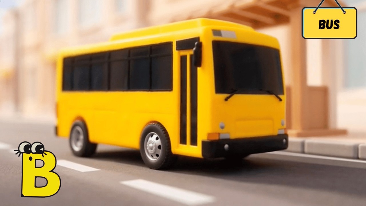 Транспортные средства от А до Я для детей | Изучаем алфавит с помощью автомобилей, грузовиков, ве...