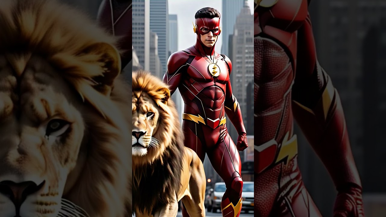 Let's see the hybrid of lion and flash #shorts #