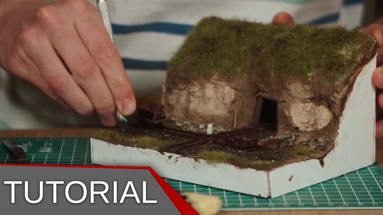 Old Mine Diorama Tutorial
