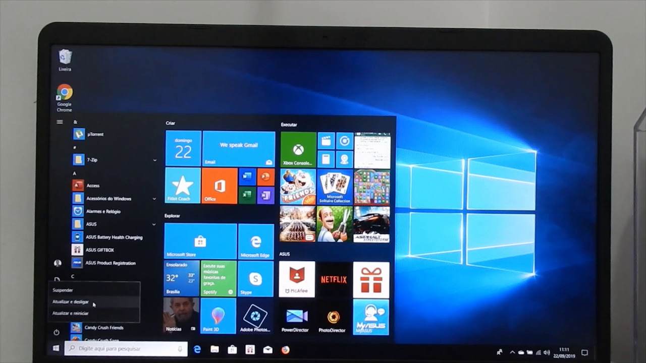 Garantia ASUS + Instalação do Windows 10 no SSD