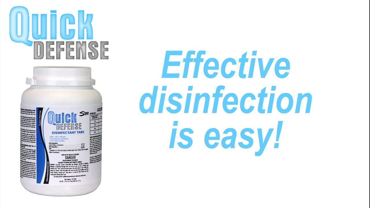 Quick Defense Disinfectant Tablets