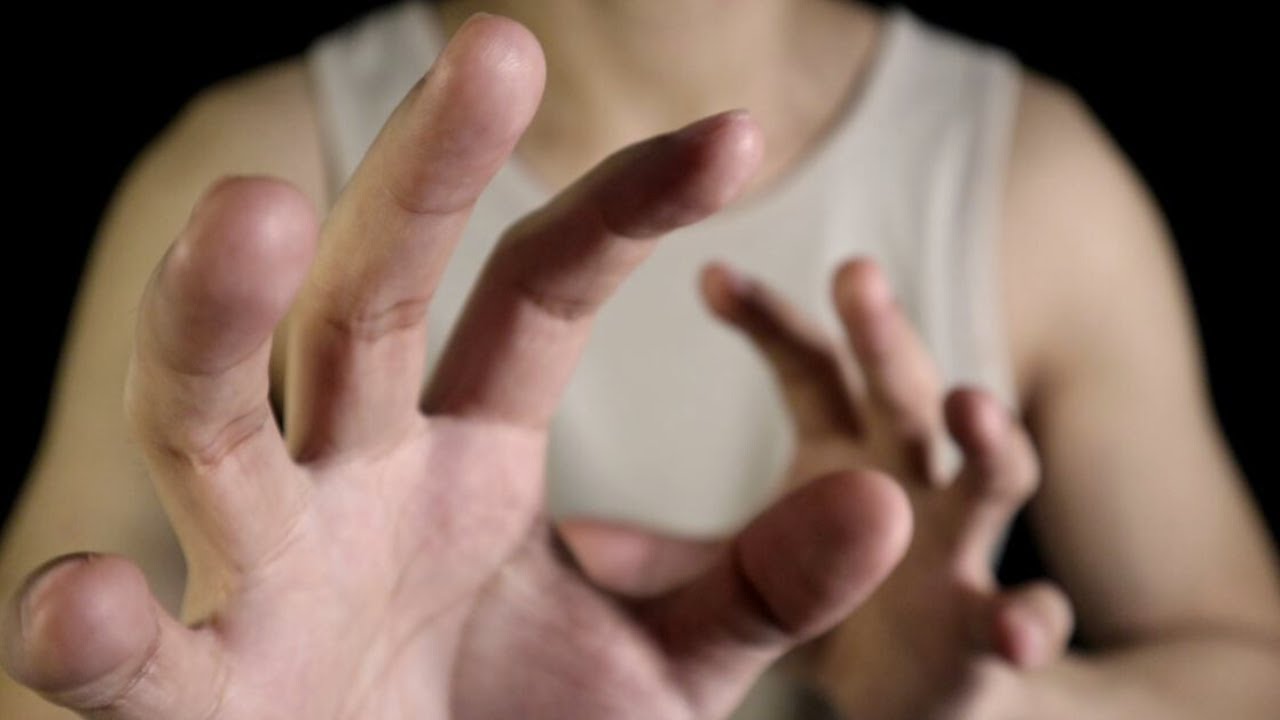 ASMR Hand movements/ face touching, tracing with Rain sounds