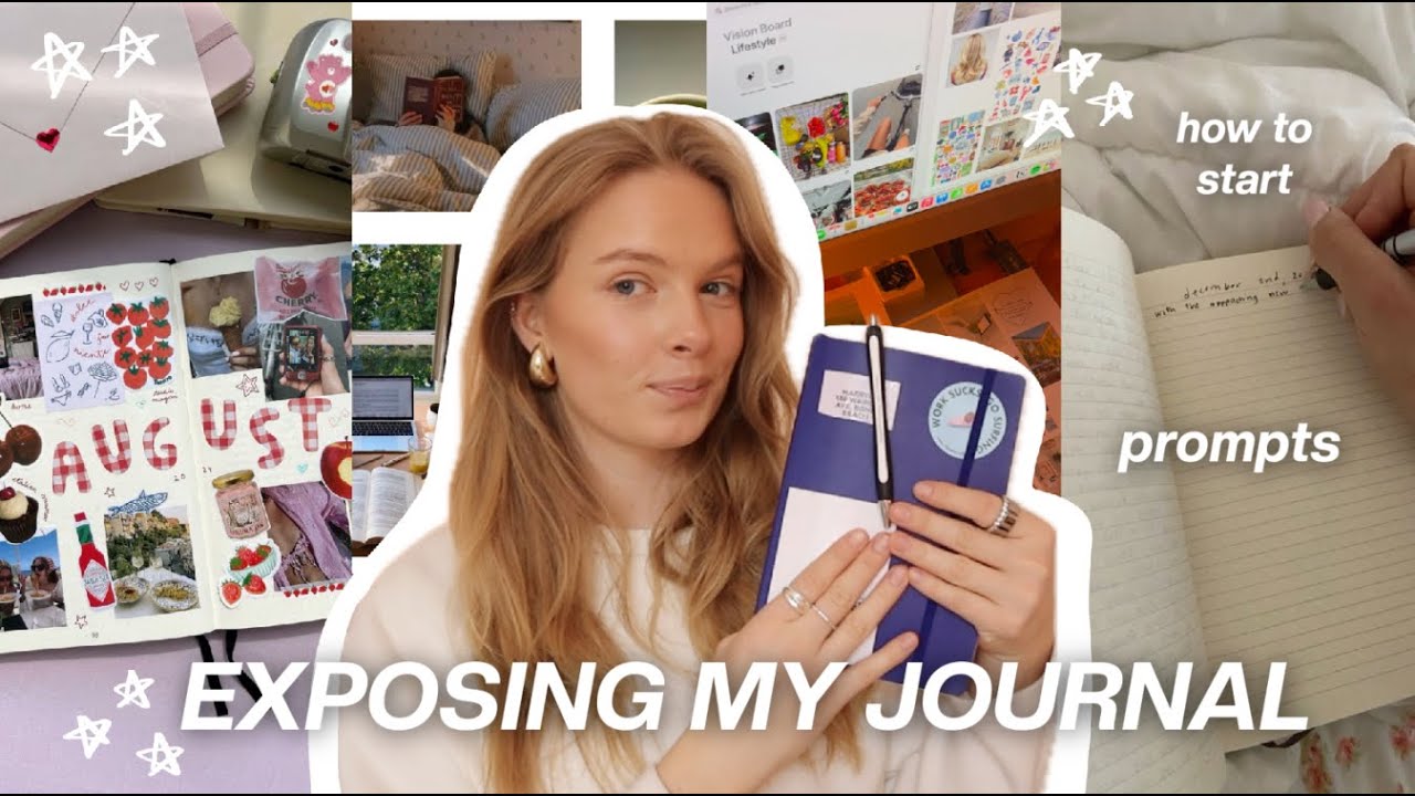 how I journal 📔I Selbstwert, Selbstbewusstsein, mehr zu sich selbst finden, prompts & Inspo I Hanna