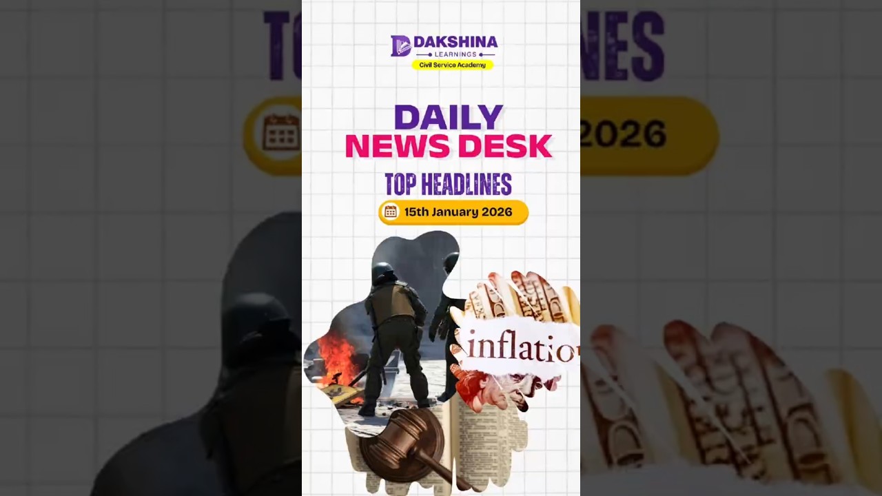 The Hindu Newspaper Top Headlines | 15 January 2026 | Daily News Desk