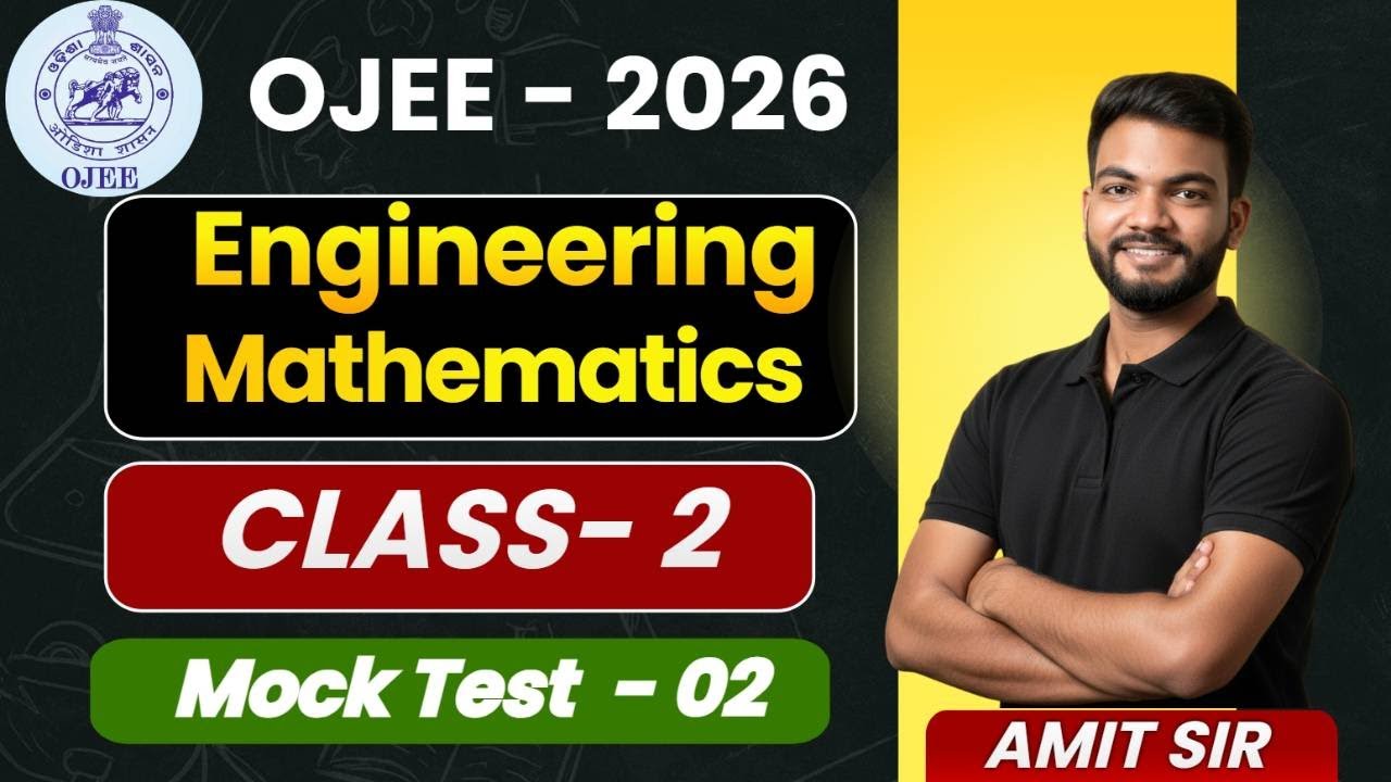 Free Mock Test 02 | Engineering Mathematics |OJEE Entrance Exam 2026 | Permutation, Binomial Numbers