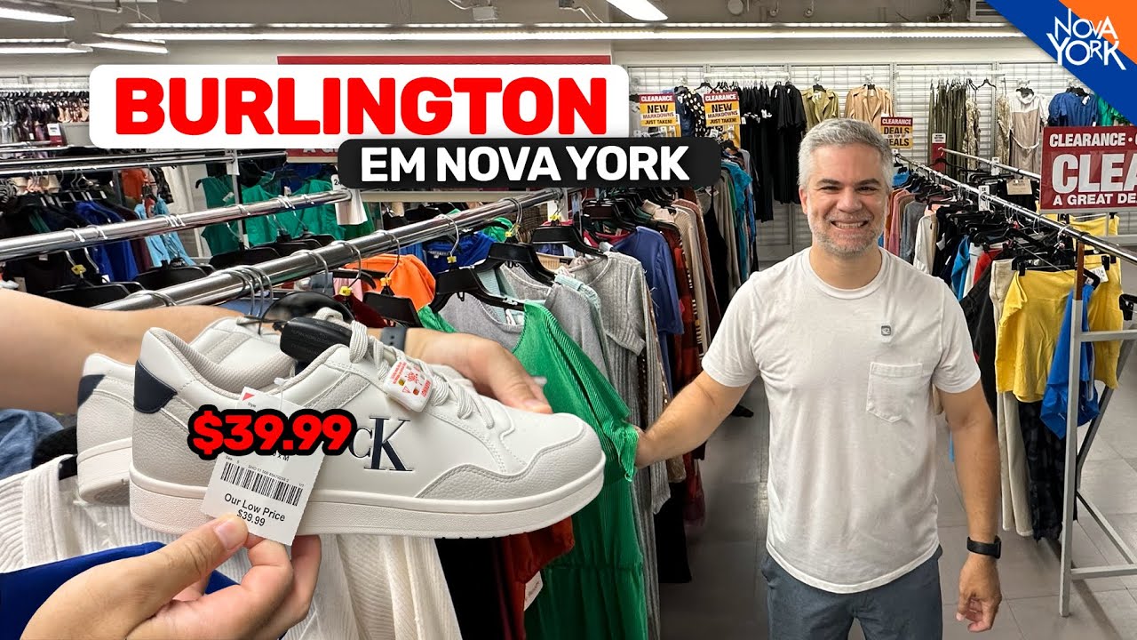 A loja BURLINGTON EM NOVA YORK é ideal para economizar
