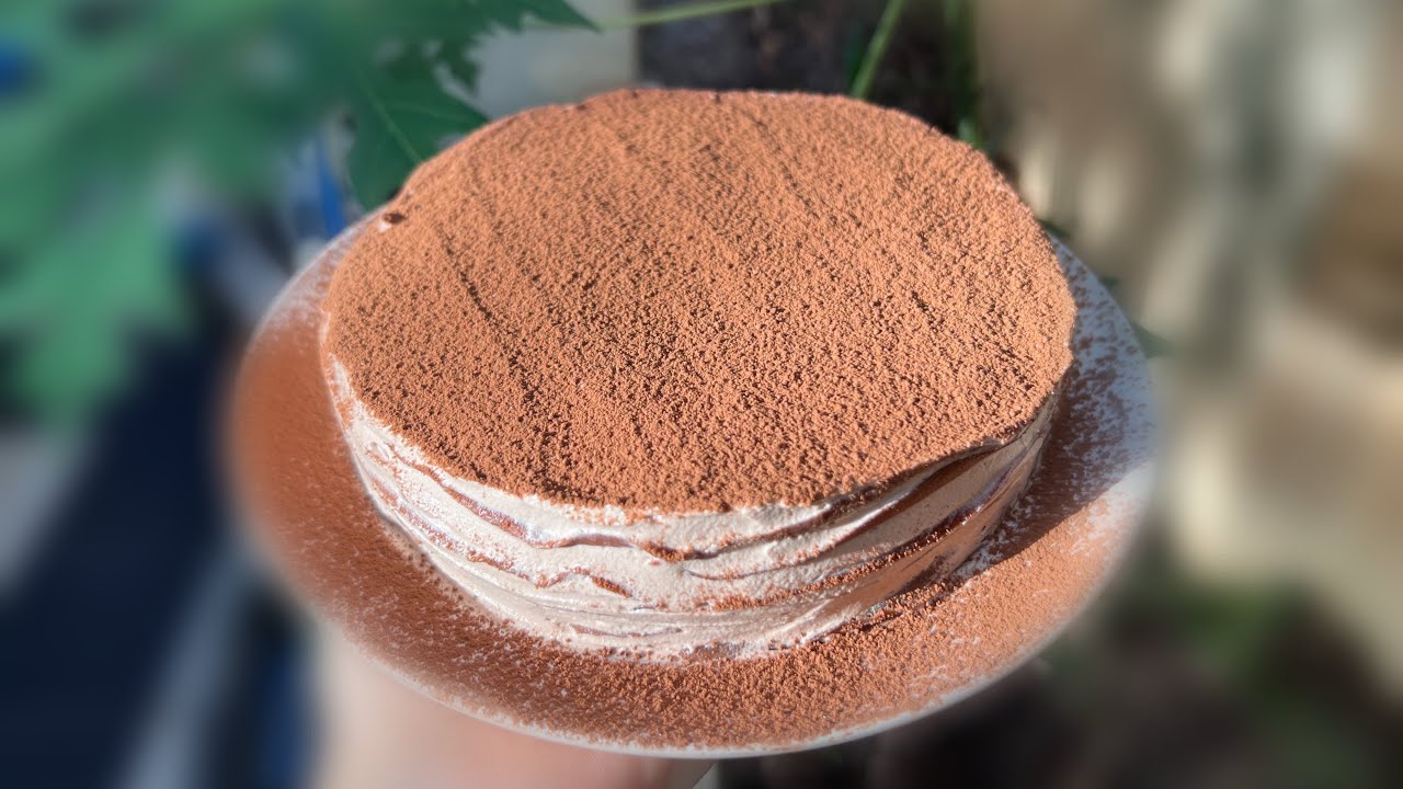Chocolate crepe cake | Eakly SOK | របៀបធ្វេីនំក្រេបរសជាតិសូកូឡា 🥰