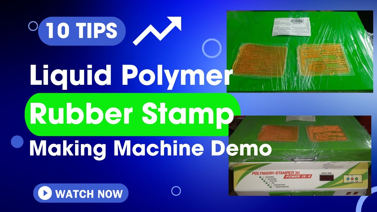 Liquid Polymer Rubber Stamp Making Machine Demo, how to Rubber Stamp Machine Unboxing