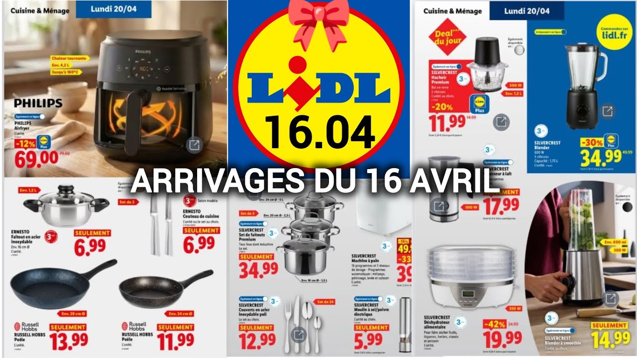LIDL Arrivage de la Semaine 16 AVRIL 2026 ✨ Lidl Catalogue de la semaine Cuisine Parkside ✨ #Lidl