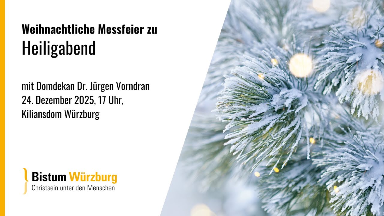 Weihnachtliche Messe zu Heiligabend am 24. Dezember 2025, 17.00 Uhr