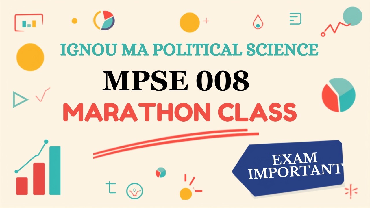 MPSE 008 MARATHON CLASS FOR JUNE 2026 | MPSE 008 IGNOU IMPORTANT QUESTIONS AND ANSWERS