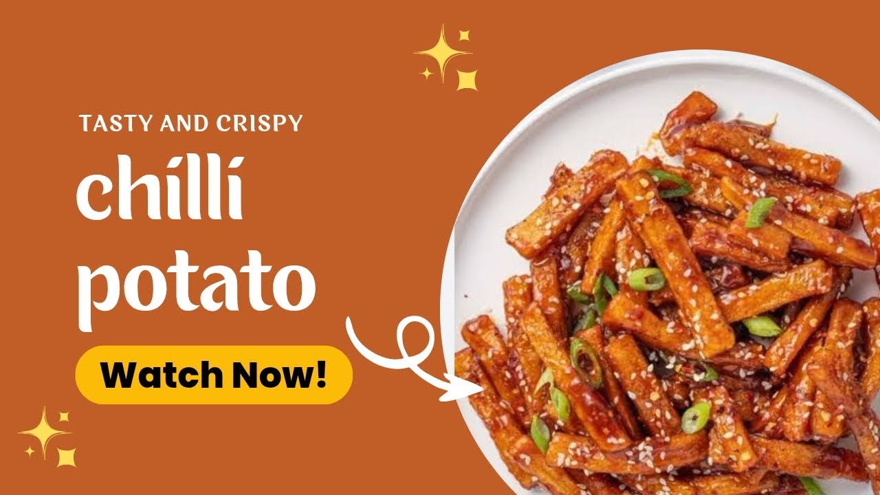 Crispy and tasty chilli potato 😋😋😋😋
