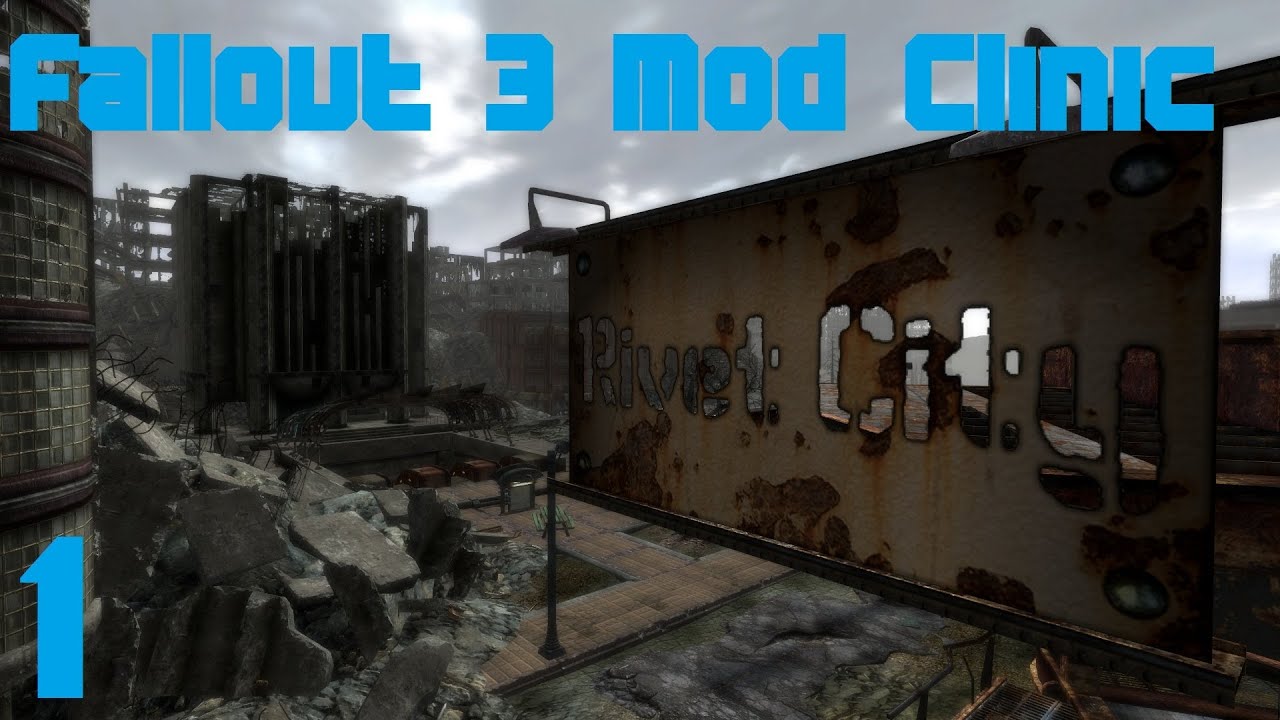 Fallout 3 Mod Clinic part 1 : Remastered, Blackened and Merged