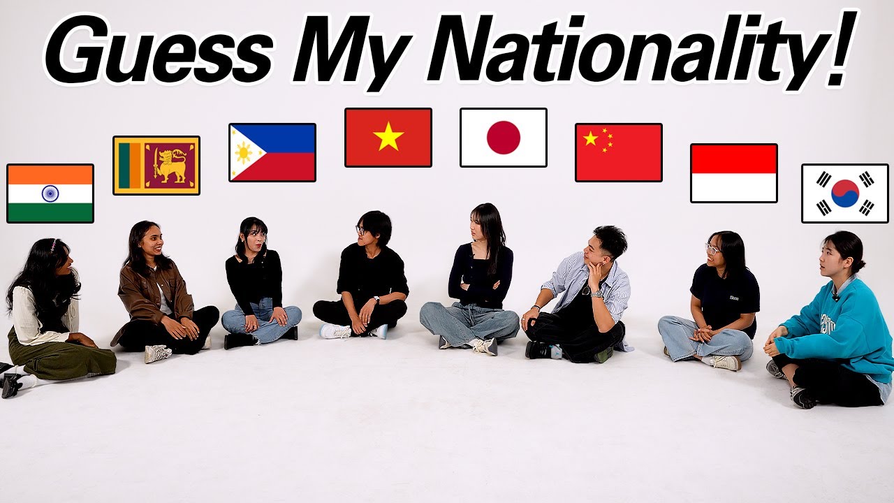 8 Asians Guess Each Other's Nationality! What Country I'm From?