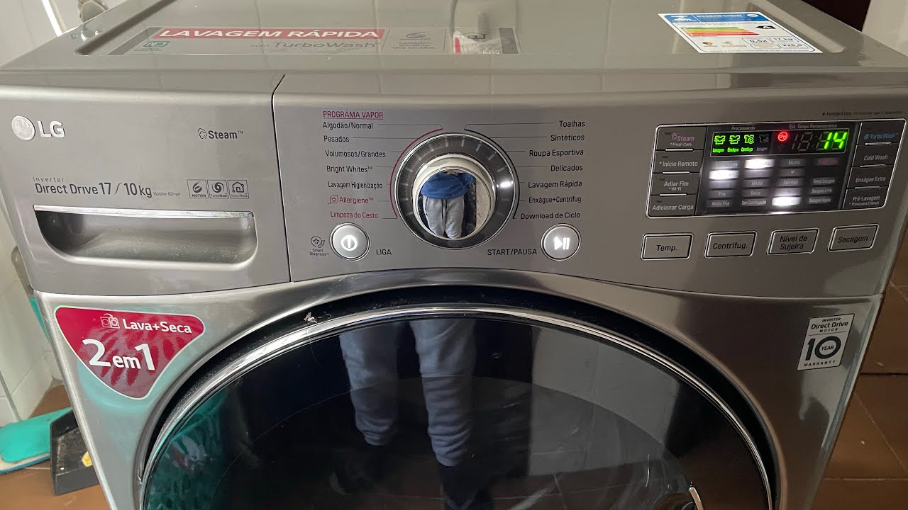 LG Lava e seca-17 kilos- 3 anos