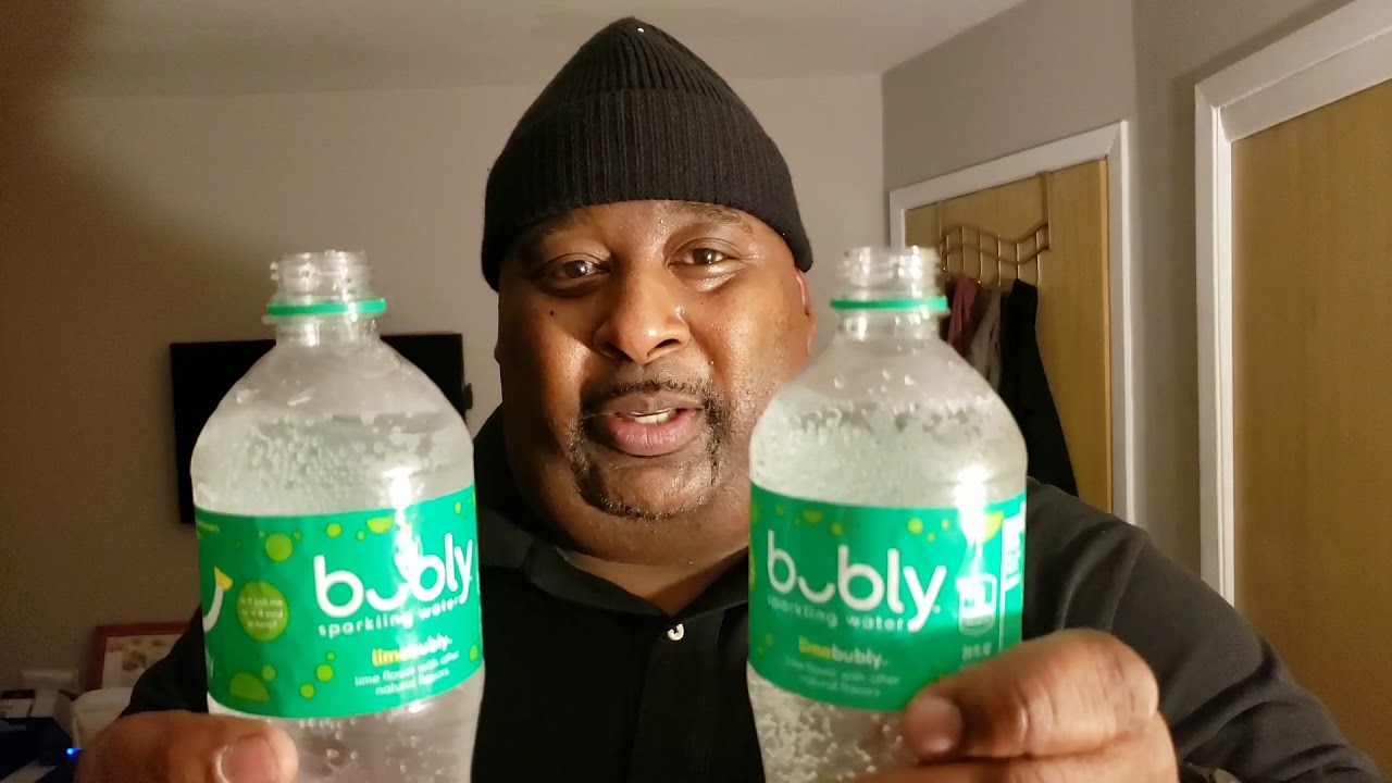The Lime Bubly Sparkling Water Double Barrel Chug