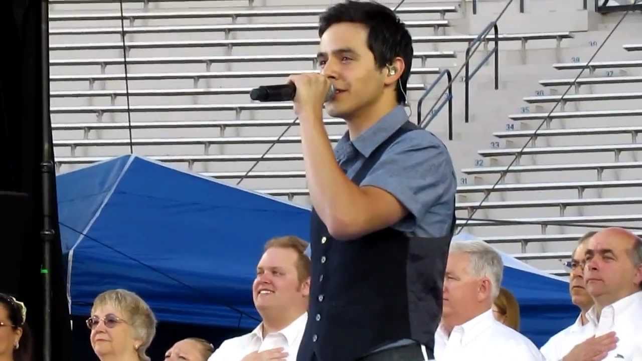 David Archuleta - Star Spangled Banner - Stadium of Fire 2011