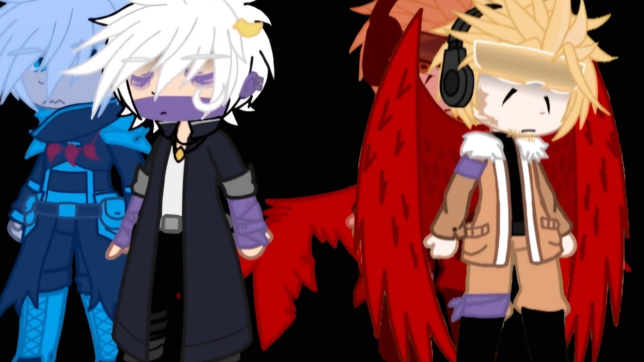dabi meets villain hawks and  hawks meets pro hero touya-no audio-