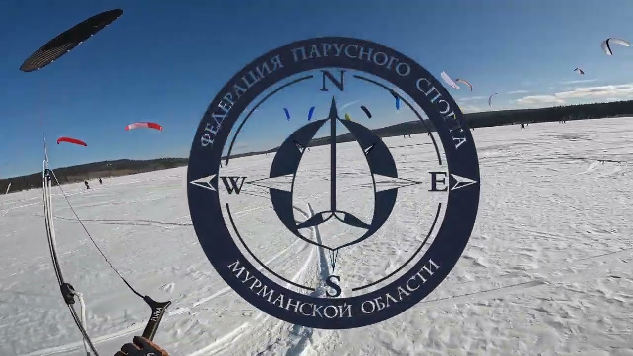 Чемпионат России 2024🇷🇺  Сноукайтинг-марафон.