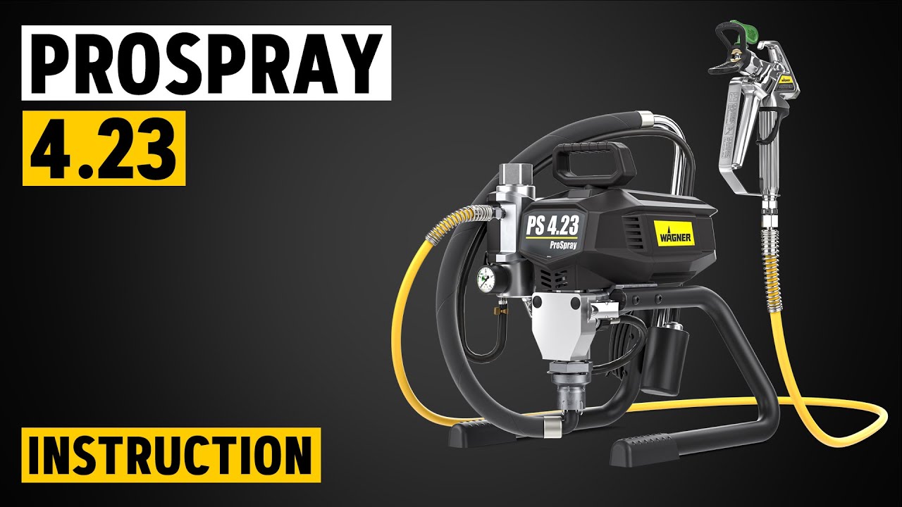 ProSpray 4.23 - Commande, application, nettoyage | WAGNER