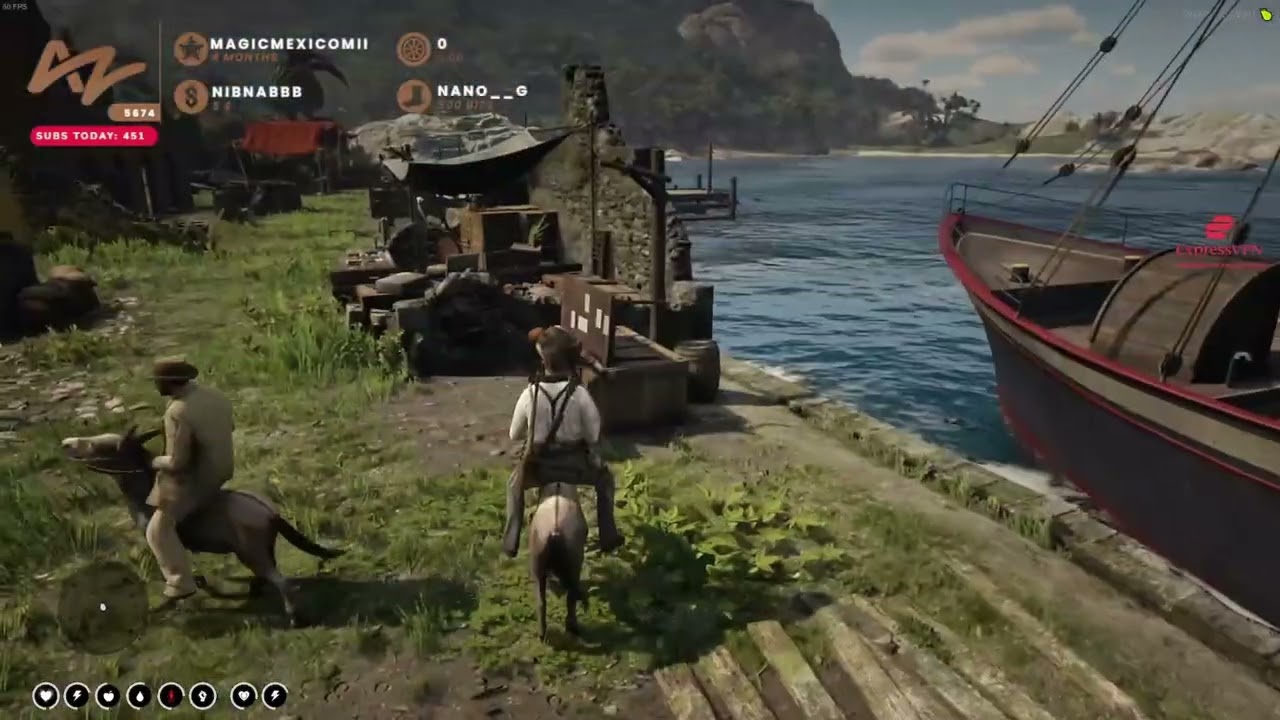 Dicenzo Donkey Race (Anthonyz POV) | Funny Moment | WildRP | Red Dead Redemption 2