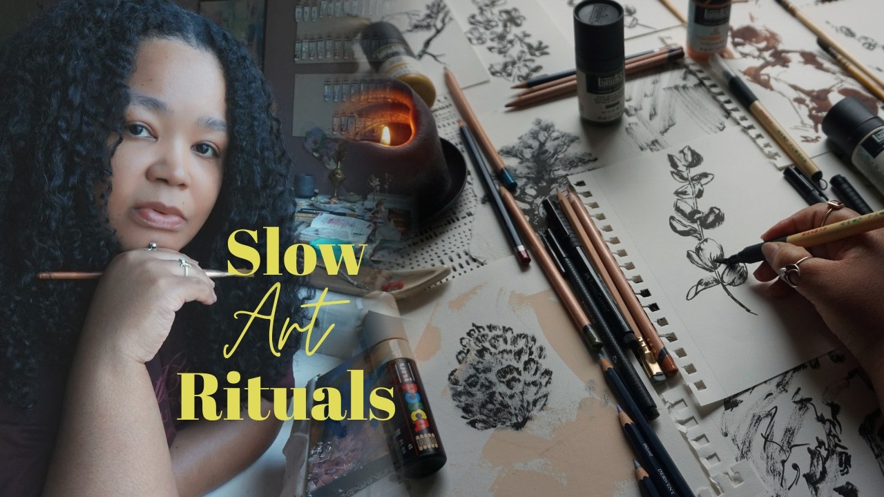 SLOW ART RITUALS to build a more INTENTIONAL ARTIST MINDSET