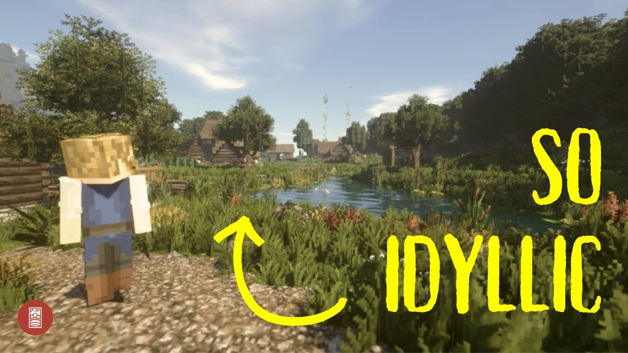 Walk With Us | The small village Birchwood | Minecraft ASMR Conquest Reforged