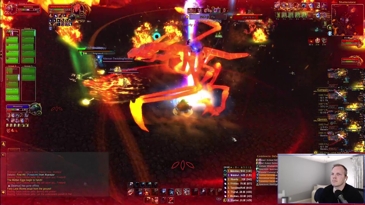 Multiboxing Firelands Raid Timewalking part 1
