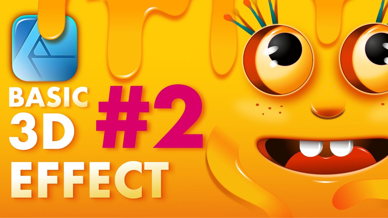 Eps.2 Affinity Designer tutorial: belajar basic 3D effect 🇲🇨