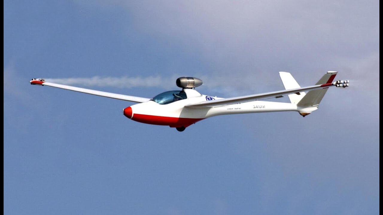 Jet Powered Sailplane - PBS TJ 100 Jet Engined Salto Glider