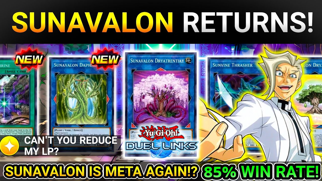 SUNAVALON RETURNS! | NEW BEST F2P SUNAVALON DECK!? | 85% WIN RATE IN LEGEND! [Yugioh Duel Links]