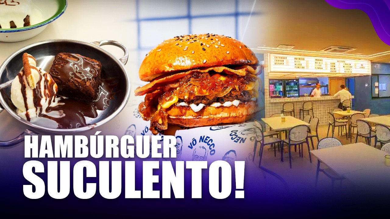 Hambúrguer + bolo de vó + milkshake! Esse lugar surpreende! ‹ Dois Olhares ›