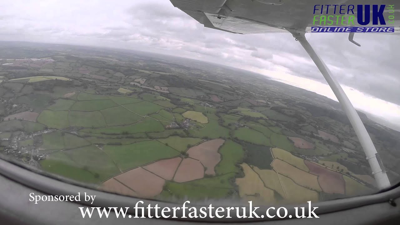 Learning How to Fly an Aeroplane at Dunkeswell Airfield, Devon
