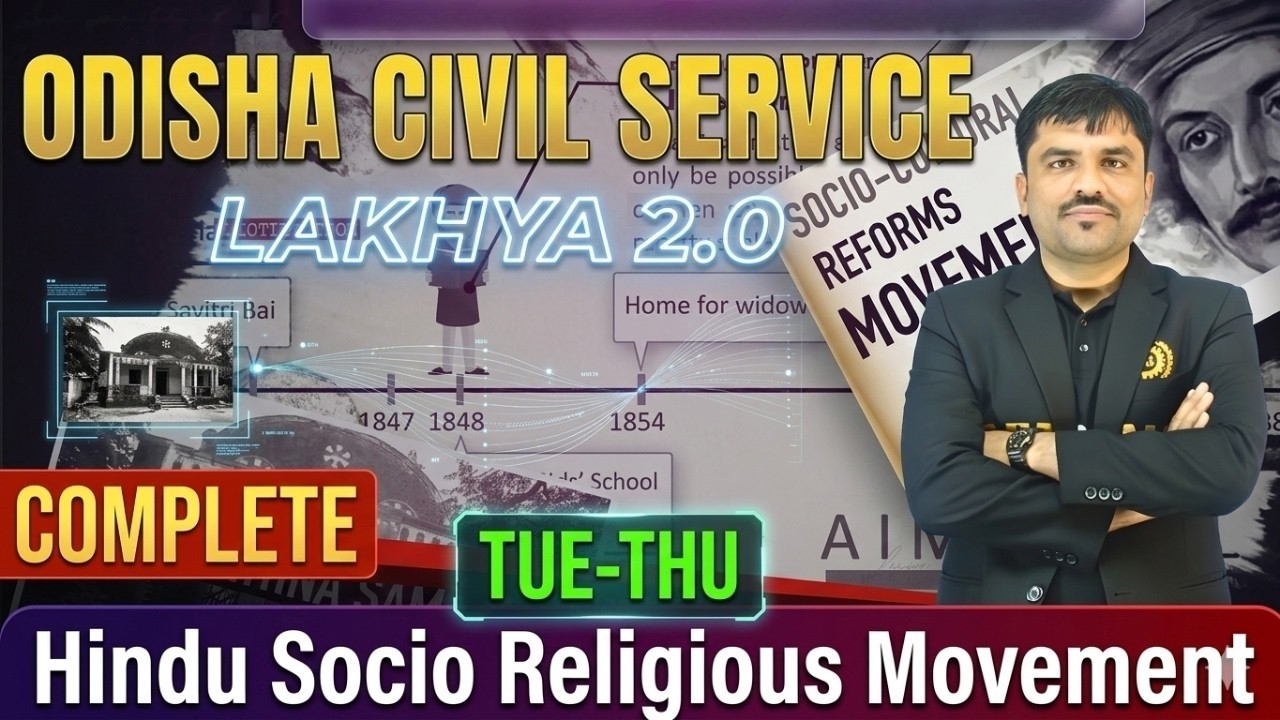 OPSC OCS Prelims 2025-26 History : HINDU SOCIO RELIGIOUS MOVEMENT  Concept & MCQs | OPSC OCS History
