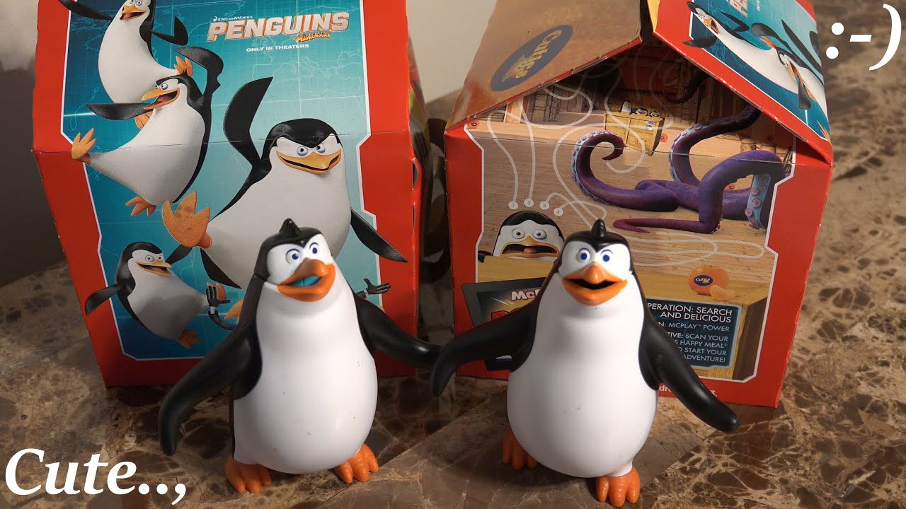 McDonald's Happy Meal: Penguins of Madagascar Playtime w/ Hulyan & Maya