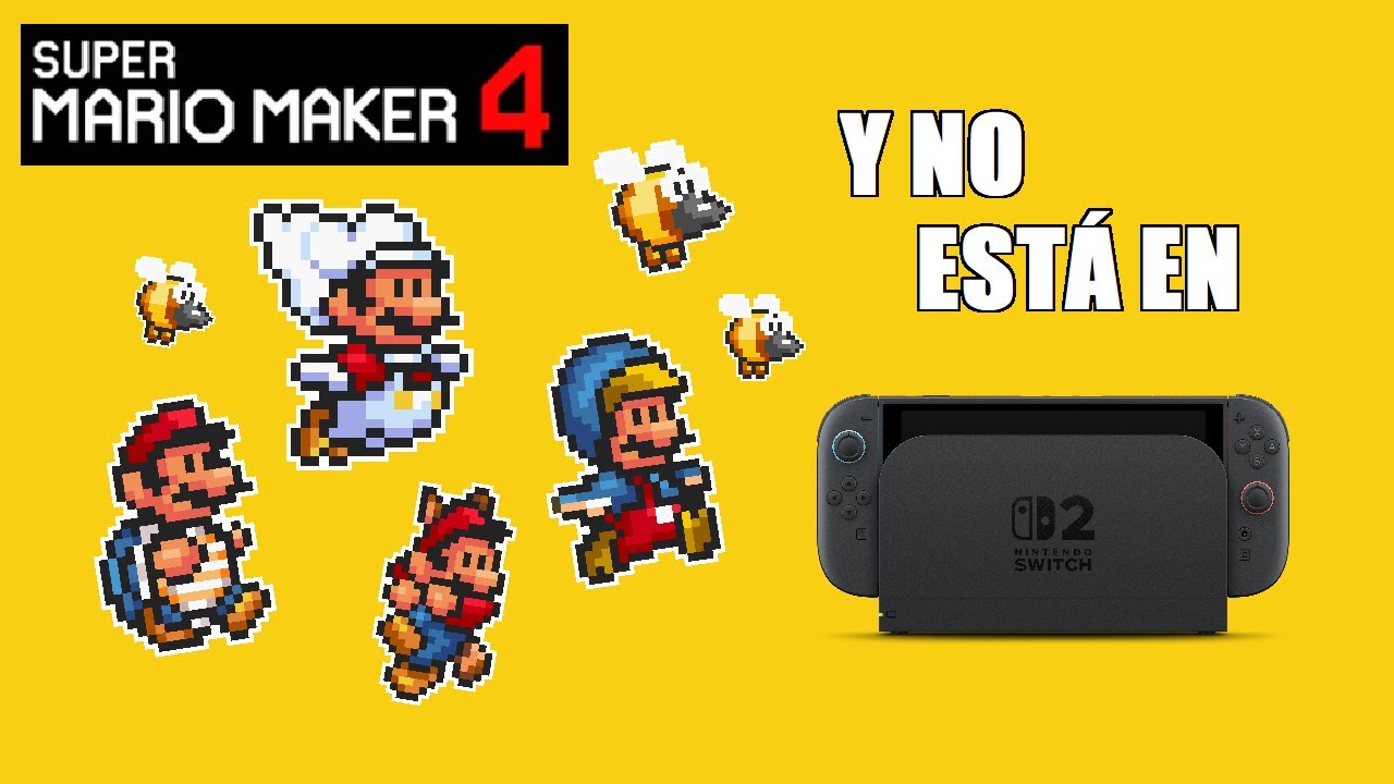 &iquest;EXISTE un SUPER MARIO MAKER 4?