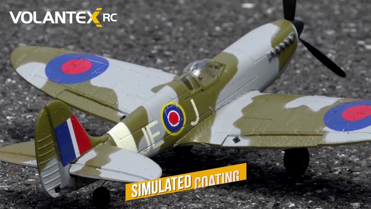 Master the Skies: VOLANTEXRC Spitfire V2 RC Plane with Xpilot Gyro Stabilizer