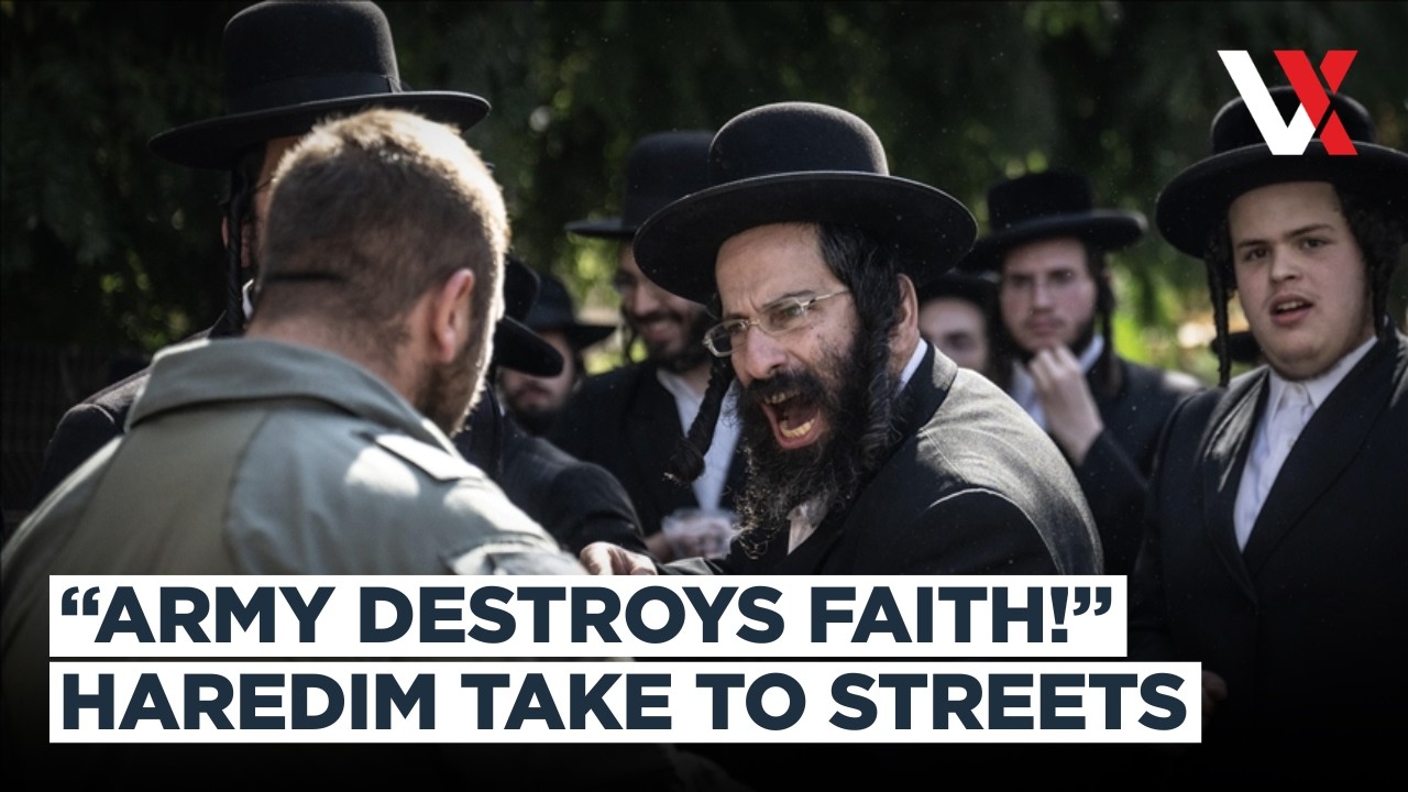 Ultra-Orthodox Protesters Clash With Police In Jerusalem Over Draft Refuser Arrest | VERTEX