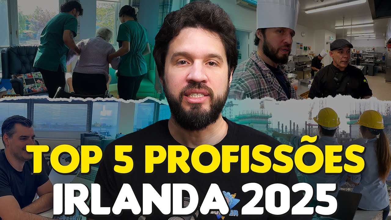 5 PROFISSÕES QUE VÃO BOMBAR NA IRLANDA EM 2025